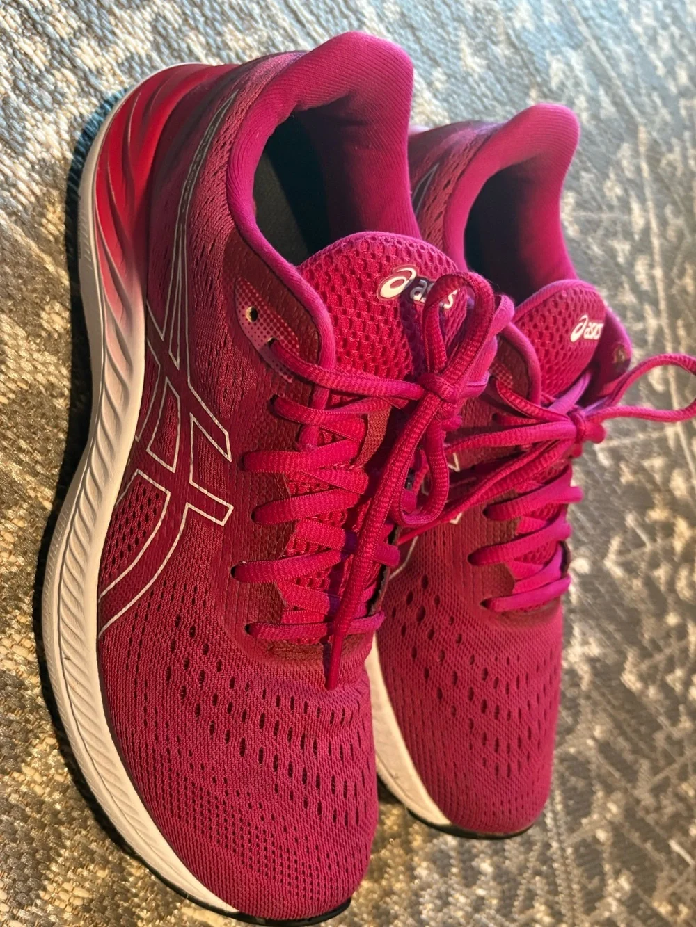 ASICS Women's Athletic Running Shoes - Fuchsia Pink